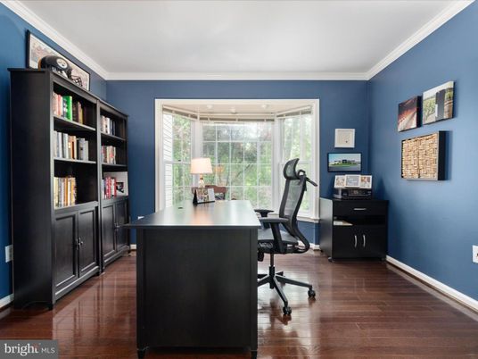 Home Office, Interior, Wood Texture Flooring
