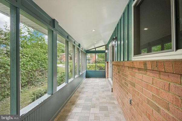 Interior, Recessed Lighting, Stone Walls, Sun Room