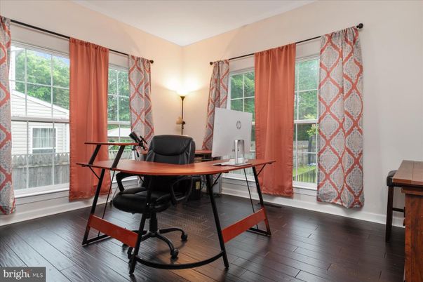 Home Office, Interior, Wood Texture Flooring