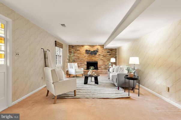 Fireplace, Interior, Living room, Stone Walls