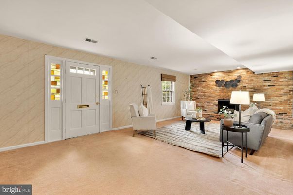 Interior, Living room, Stone Walls