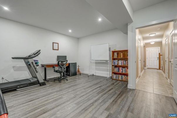 Fitness Equipment, Home Office, Interior, Recessed Lighting