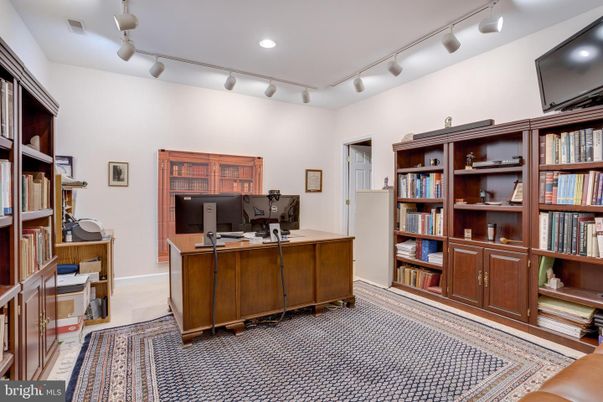 Home Office, Interior, Recessed Lighting
