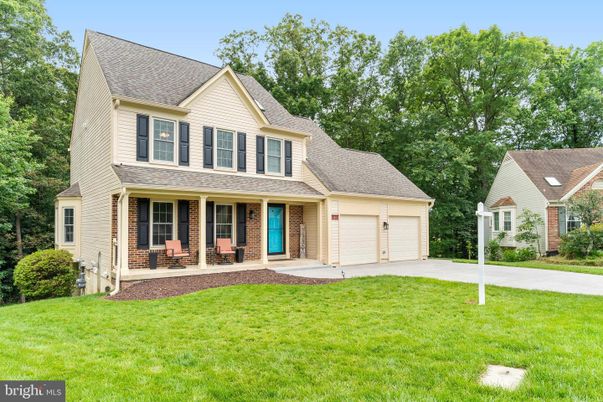 Attached, Exterior, Facade, Brick Facade, Farmhouse