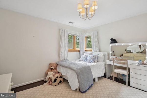 Bedroom, Chandelier, Interior