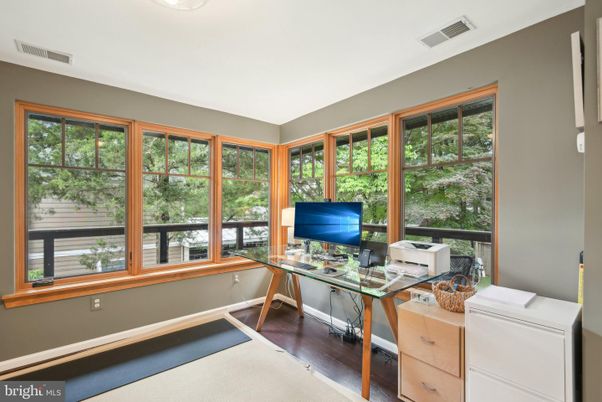 Home Office, Interior, Wood Texture Flooring