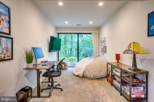 Home Office, Interior, Recessed Lighting