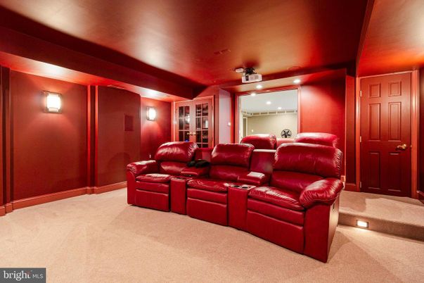 Home Theatre Room, Interior, Recessed Lighting, Theatre Room