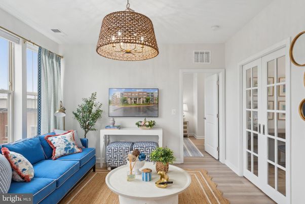 Fireplace, Interior, Pendant Lights, Wood Texture Flooring