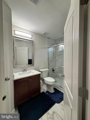 Bathroom, Glass Shower, Interior, Marble, Marble Walls