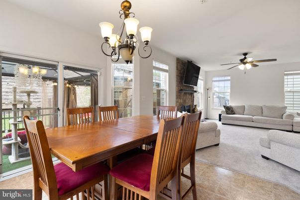 Chandelier, Dining room, Fireplace, Interior, Living room