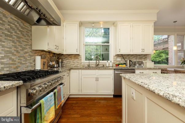 Interior, Kitchen, Pendant Lights, Stainless Steel Appliances, Wood Texture Flooring
