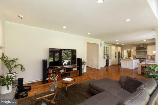 Interior, Kitchen, Living room, Recessed Lighting, Wood Texture Flooring