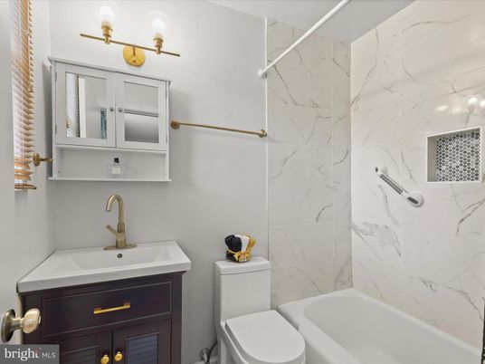 Bathroom, Interior, Marble Walls