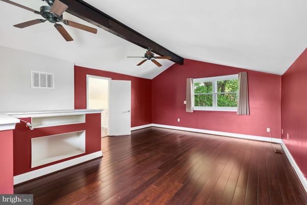 Empty room, Interior, Wooden Beams, Wood Texture Flooring