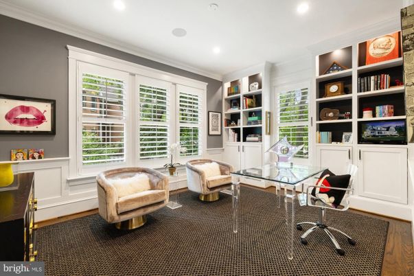 Home Office, Interior, Recessed Lighting