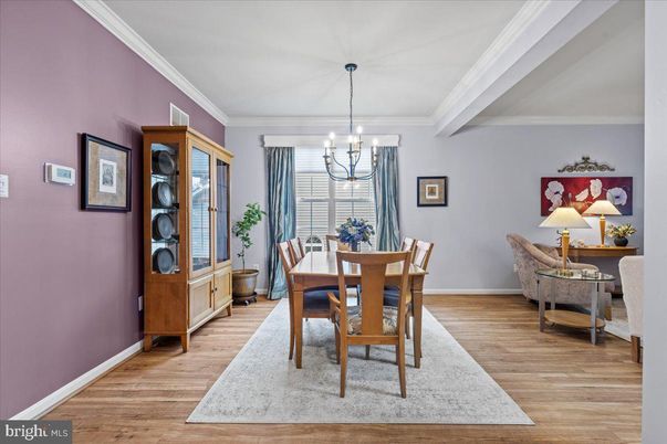 Chandelier, Dining room, Interior, Pendant Lights, Wood Texture Flooring