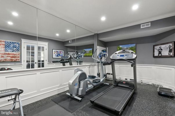Fitness Equipment, Interior, Recessed Lighting