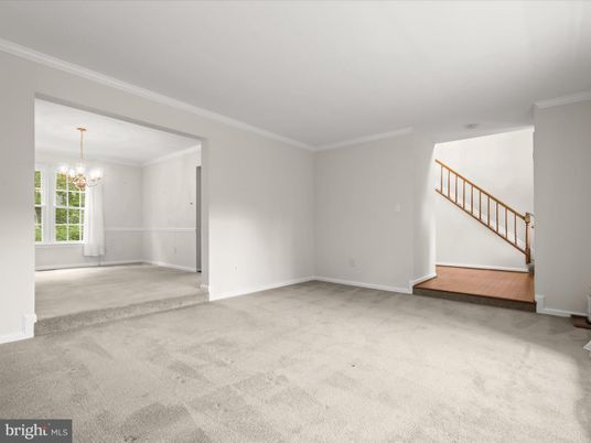 Chandelier, Empty room, Interior