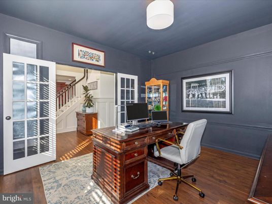 Home Office, Interior, Wood Texture Flooring