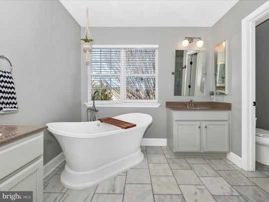 Bathroom, Free Standing Baths, Interior, Marble