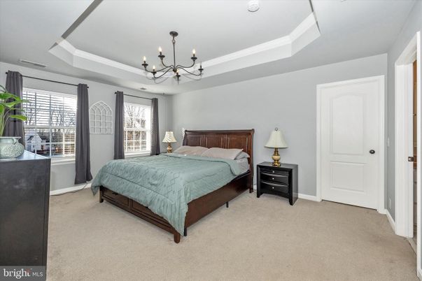 Bedroom, Chandelier, Interior