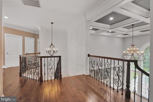 Chandelier, Interior, Recessed Lighting, Wood Texture Flooring