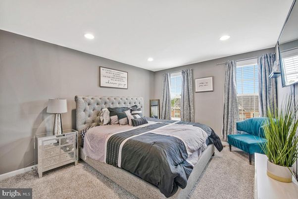 Bedroom, Interior, Recessed Lighting