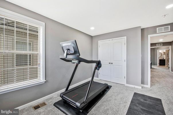 Fitness Equipment, Interior, Recessed Lighting