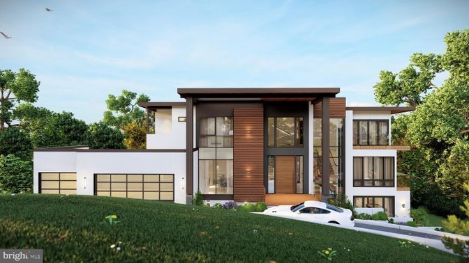 Attached, Backyard, Exterior, Facade, Modern