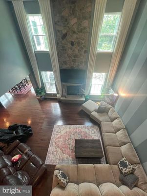 Fireplace, Interior, Living room, Stone Walls, Wood Texture Flooring