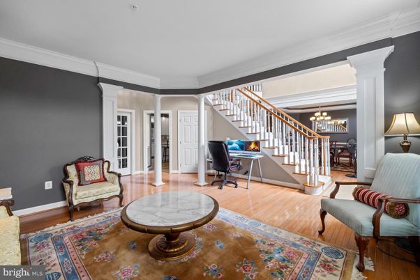 Chandelier, Interior, Wood Texture Flooring