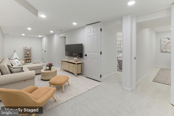 Interior, Living room, Recessed Lighting