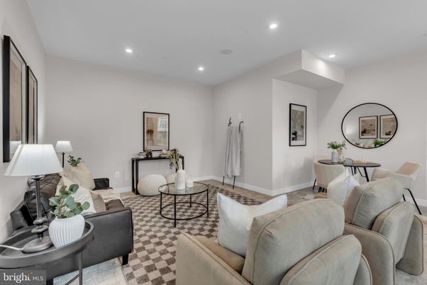 Interior, Living room, Recessed Lighting