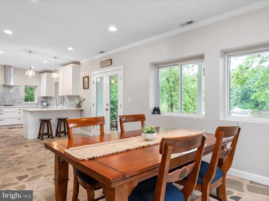 Dining room, Interior, Kitchen, Pendant Lights, Recessed Lighting