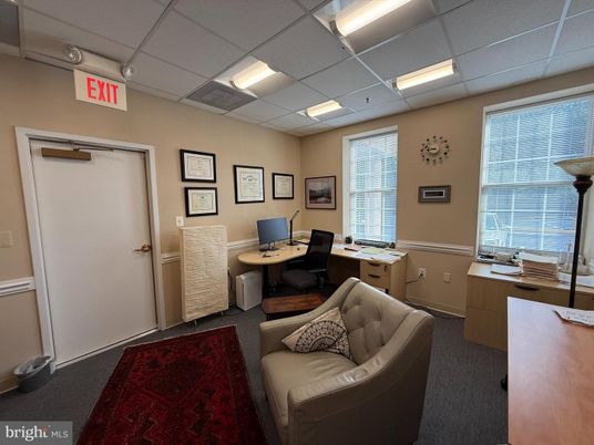 Home Office, Interior, Recessed Lighting