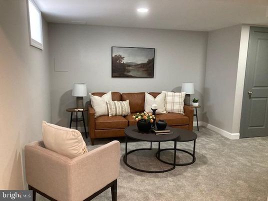 Interior, Living room, Recessed Lighting