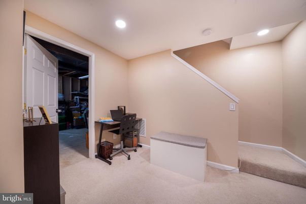 Home Office, Interior, Recessed Lighting