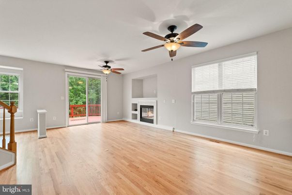 Empty room, Fireplace, Interior, Wood Texture Flooring