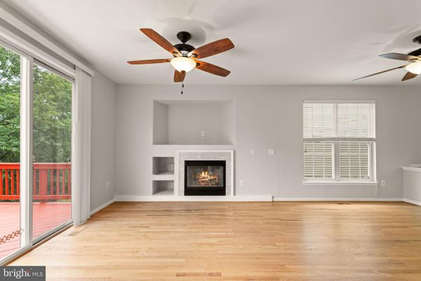 Empty room, Fireplace, Interior, Wood Texture Flooring