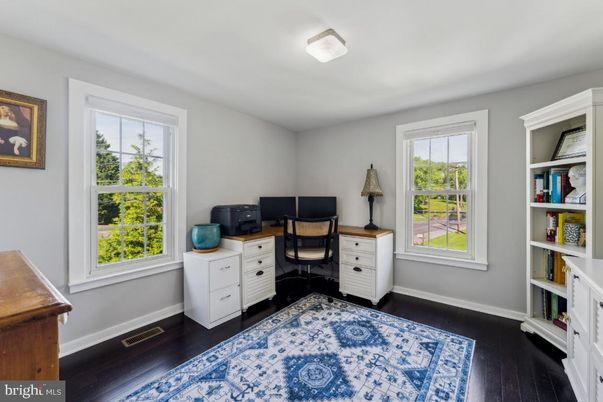 Home Office, Interior, Wood Texture Flooring