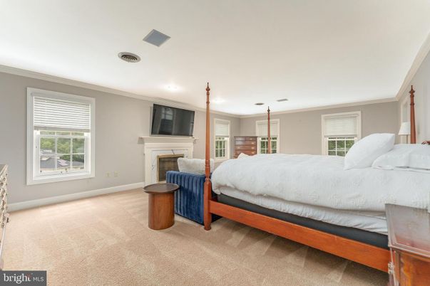 Bedroom, Fireplace, Interior, Recessed Lighting