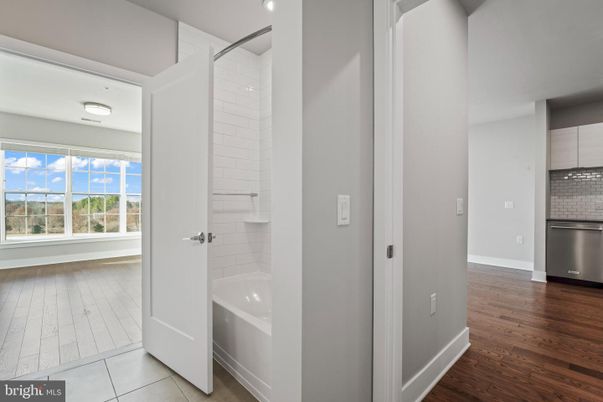 Bathroom, Interior, Stainless Steel Appliances, Wood Texture Flooring
