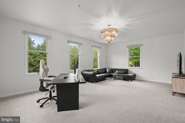 Chandelier, Home Office, Interior