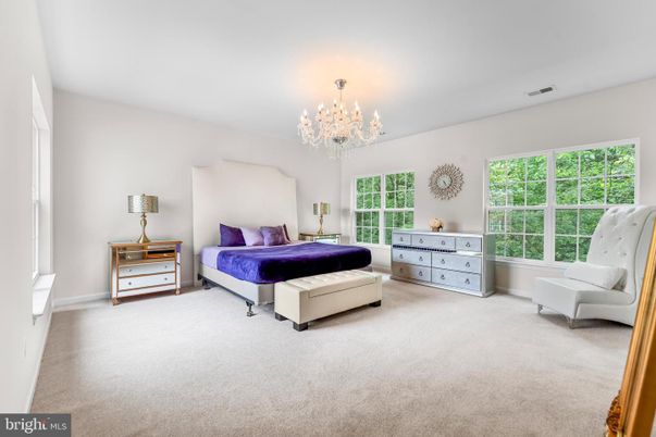 Bedroom, Chandelier, Interior