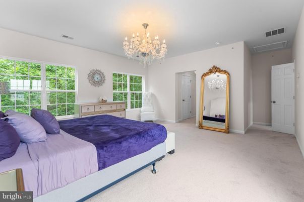 Bedroom, Chandelier, Interior