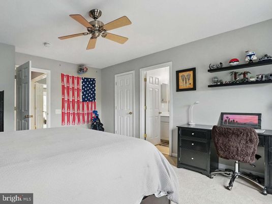 Bedroom, Home Office, Interior