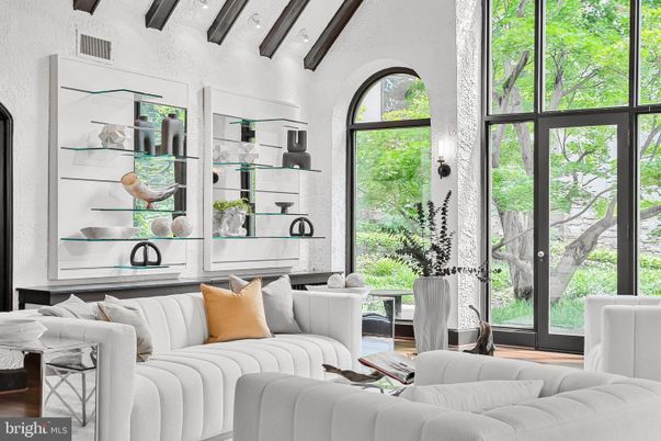 Interior, Living room, Wooden Beams
