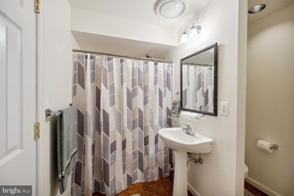 Bathroom, Interior, Wood Texture Flooring