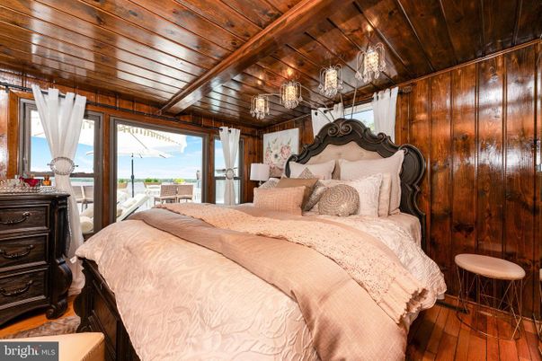 Bedroom, Interior, Wooden Beams, Wooden Ceilings, Wood Texture Flooring, Wooden Walls
